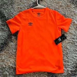 Umbro Neon Orange Dryfit Kids Shirt